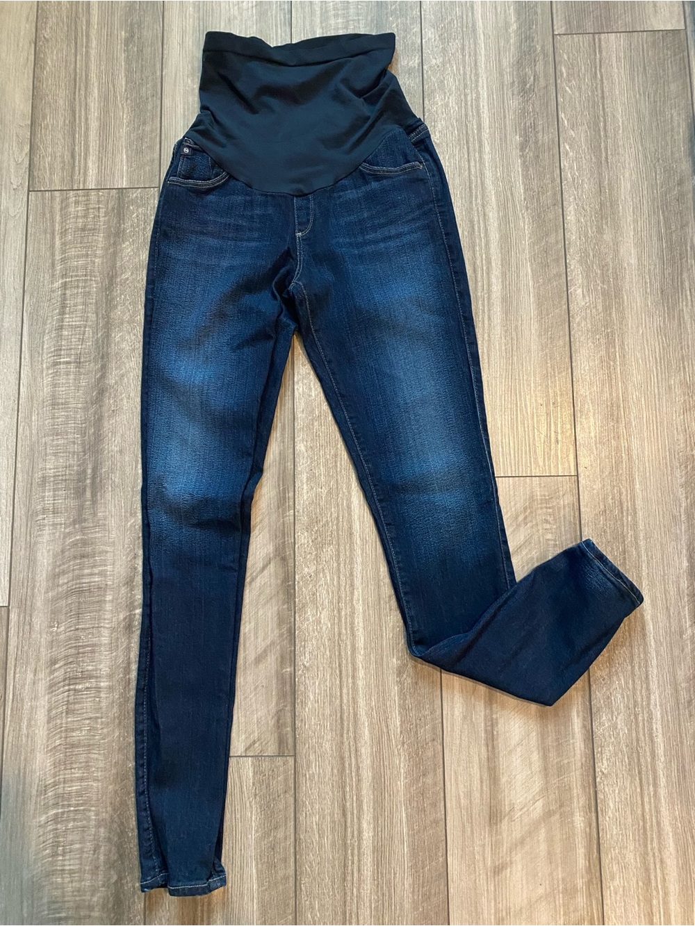AG Adriano Goldschmied Blue Pregnancy Maternity Stretch Denim Jeans 31